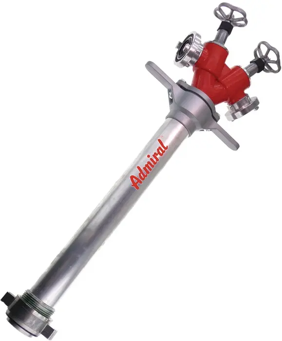 Produktfoto 1 von Hydrantenstandrohr STORZ Alu.DN 80 2xC-Abgang,2 Ventile ADMIRAL