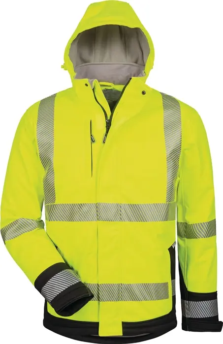 Produktfoto 1 von Warnschutz-Softshelljacke Melvin Gr.M gelb/schwarz ELYSEE
