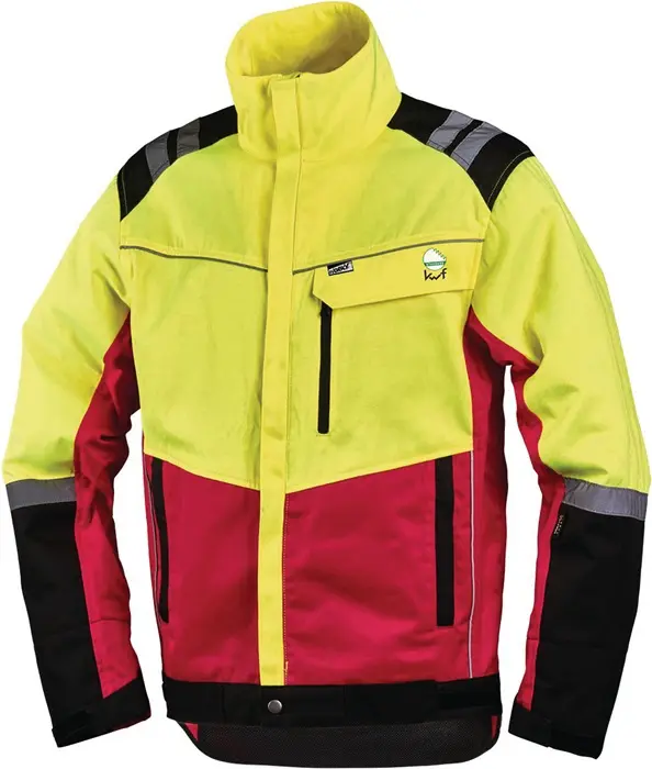 Produktfoto 1 von Forstschutzjacke Komfort Gr.XXL neongelb/rot