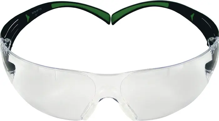 Produktfoto 1 von Schutzbrille SecureFit™ 400 EN166,EN170,EN172 Bügel schwarz grün,Scheibe klar