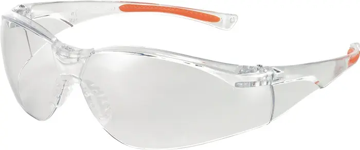 Produktfoto 1 von Schutzbrille 513 EN 166,EN 170 FT K Bügel klar orange,Scheibe klar PC UNIVET