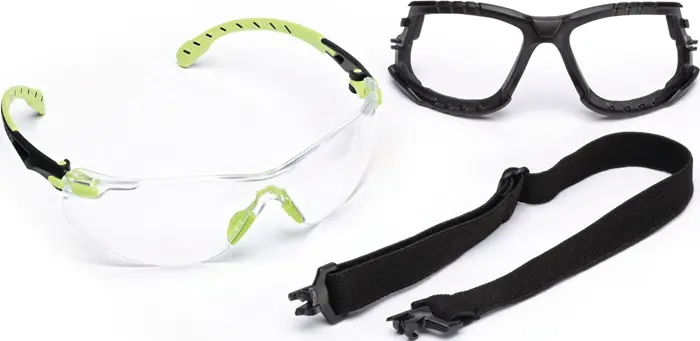 Produktfoto 1 von Schutzbrille Solus™ 1000-Set EN 166,EN 170 Bügel grün,Scheibe klar PC 3M