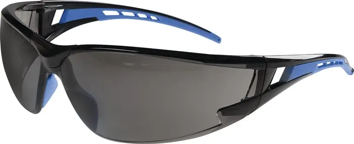 Produktfoto 1 von Schutzbrille Falcon 2 EN 166 Bügel blau,Scheibe getönt PC