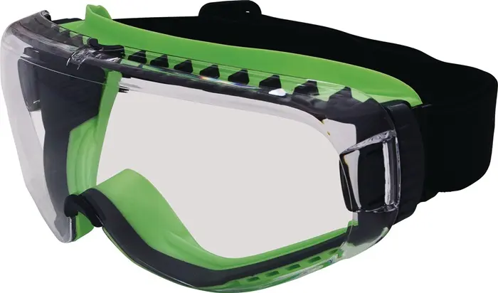 Produktfoto 1 von Vollsichtbrille T-Spex 8114 EN 166 EN 170 Rahmen schwarz/grün,Scheibe klar