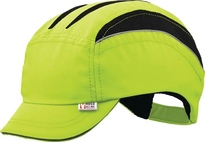 Produktfoto 1 von Anstoßkappe VOSS-Cap neo 53-61cm neongelb EN812:2012-04 VOSS