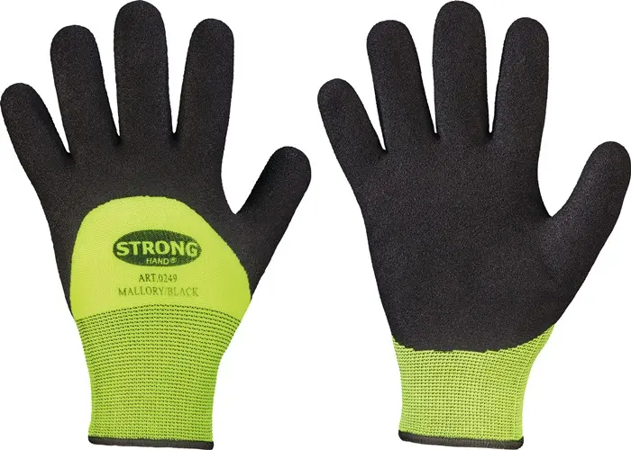 Produktfoto 1 von Kälteschutzhandschuhe Mallory/Black Gr.10 schwarz/gelb EN 388,EN 511 PSA II