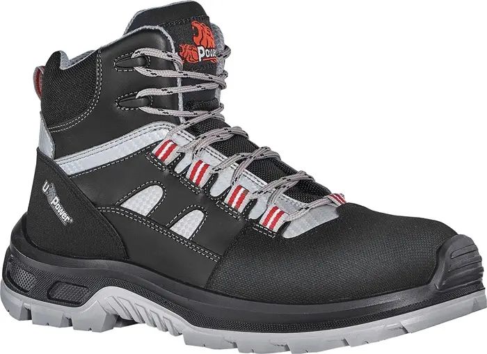 Produktfoto 1 von Sicherheitsstiefel Cross Gr.47 W.11 schwarz/grau/rot S3S FO SR EN ISO 20345:2022