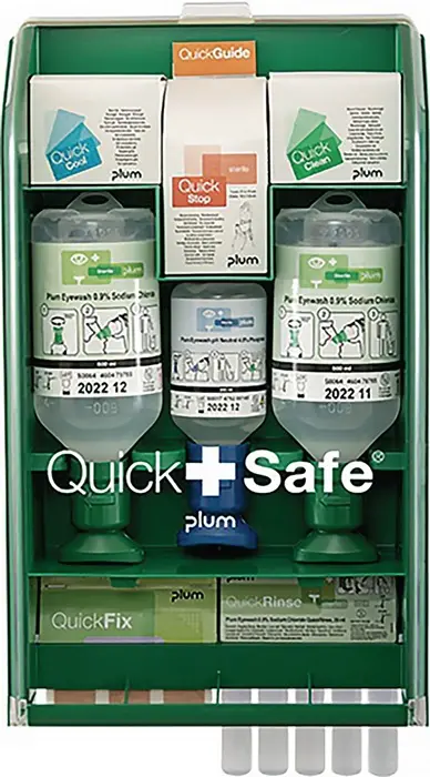 Produktfoto 1 von QuickSafe Box Complete befüllt Ku.staubgeschützt PLUM