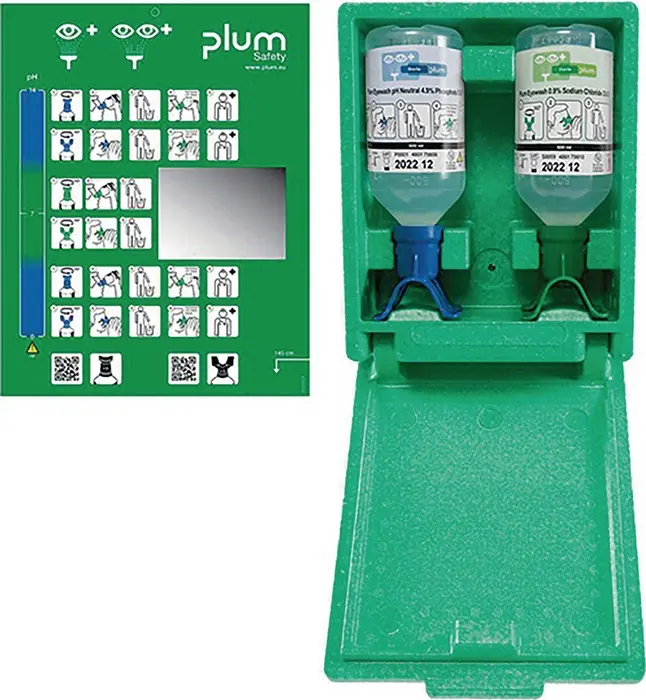 Augennotfallstation DUO 1x0,5l pH Neutral DUO,1x0,5l Augenspüllösung DUO PLUM