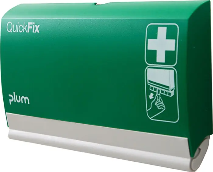 Produktfoto 1 von Pflasterspender Quick Fix® B232,5xH133,5xT33,0ca.mm grün PLUM