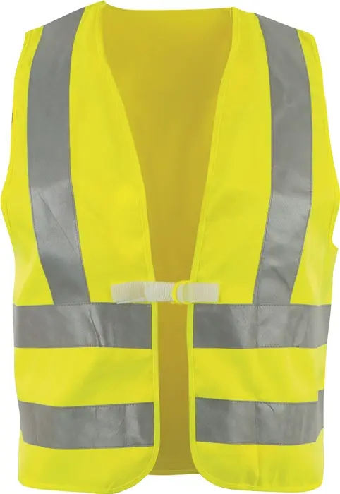 Produktfoto 1 von Warnweste Gr.univ.gelb m.Schulterreflexstreifen EN 20471 Kl.2 ASATEX