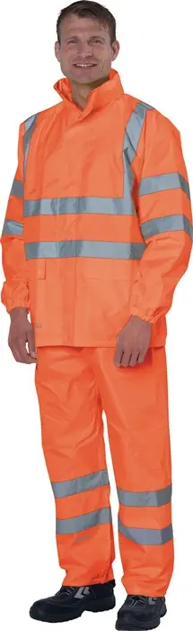 Warnschutzregenhose Gr.XL orange PREVENT
