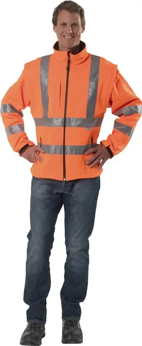 Produktfoto 1 von Warnschutz-Softshelljacke Gr.M orange PREVENT
