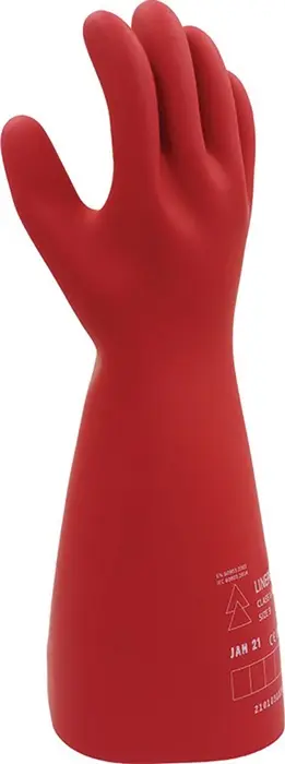 Produktfoto 1 von Elektrikerhandschuhe Gr.10 rot 7500V EN 60903:2003 PSA III