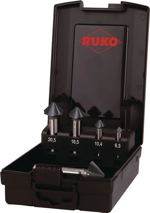 Produktfoto 1 von Kegelsenkersatz 90Grad ULTIMATECUT 4S 6,3-25,0mm HSS-Co5 RUnaTEC RUnaTEC