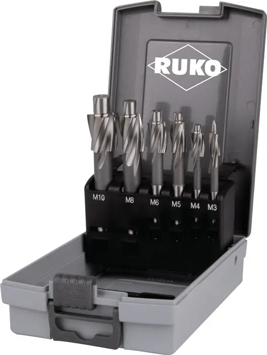 Produktfoto 1 von Flachsenkersatz DIN 373 M3-M10 mittel f.DL HSS Blank Z.3 Ku.-Kass.RUKO
