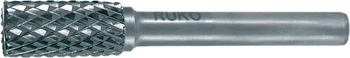 Frässtift ZYAS D.16mm Kopf-L.25mm Schaft-D.6mm HM Blank Verz.KVZ 4 m.Stirn RUKO