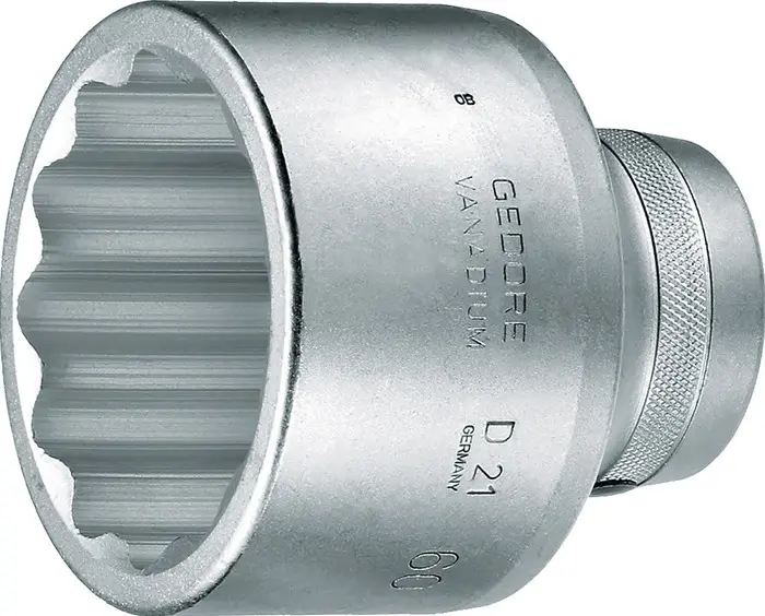 Produktfoto 1 von Steckschlüsseleinsatz D 21 1 Zoll 12-kant SW 60mm L.85mm GEDORE