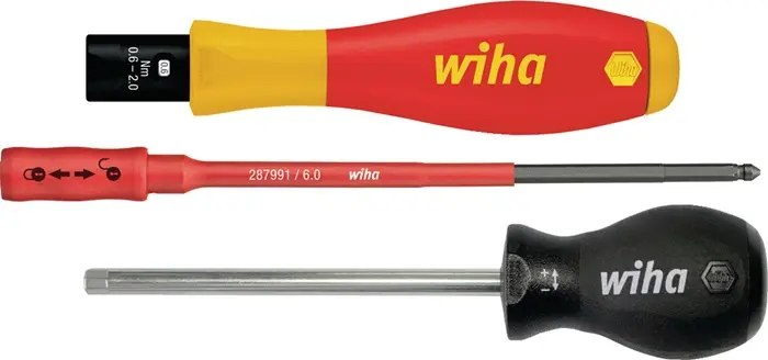 Produktfoto 1 von Drehmomentgriff VDE TorqueVario®-S 0,5-2 Nm autom.auslös.einstellb.L.131mm WIHA