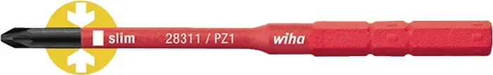 Produktfoto 1 von Wechselkl.SlimBit electric PZD 1x75mm VDE isol.WIHA