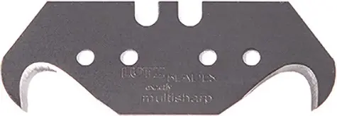 Produktfoto 1 von Hakenklinge multisharp L48,2xB18,7xS0,65mm m.Lochung 10 St./Spender LUTZ BLADES