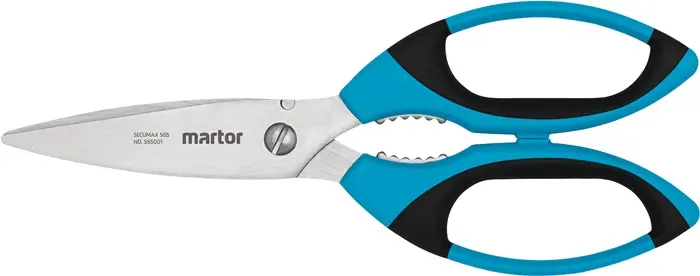 Produktfoto 1 von Sicherheitsschere SECUMAX 565 L216xB13xH83mm rostfr.MARTOR