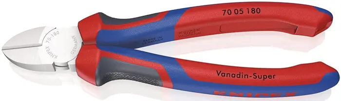 Produktfoto 1 von Seitenschneider L.180mm Kopf pol.Comfort-Griffe max.2,5mm KNIPEX