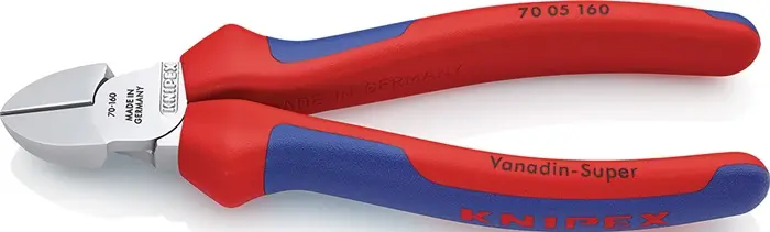Produktfoto 1 von Seitenschneider L.160mm Kopf verchr.Comfort-Griff KNIPEX