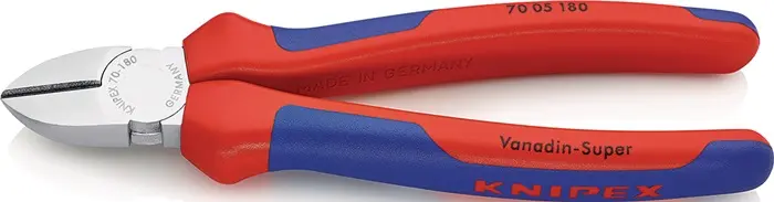 Produktfoto 1 von Seitenschneider L.180mm Kopf verchr.Comfort-Griff KNIPEX