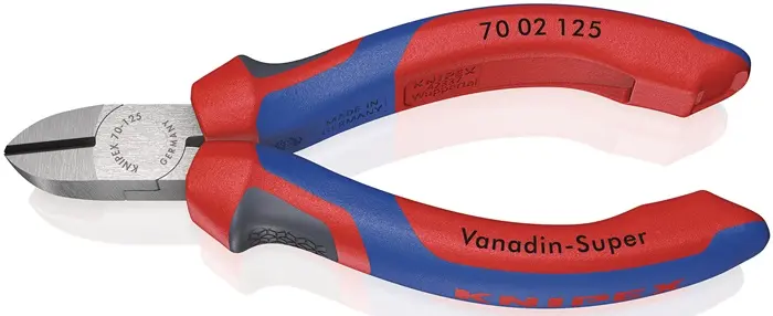 Produktfoto 1 von Seitenschneider L.125mm Kopf pol.Comfort-Griff max.1,5mm KNIPEX