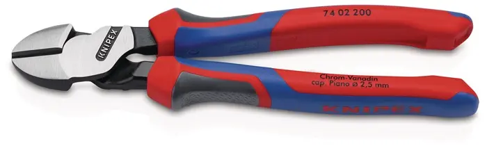 Produktfoto 1 von Kraftseitenschneider L.200mm pol.Form 0 Comfort-Griff KNIPEX