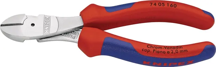 Produktfoto 1 von Kraftseitenschneider L.200mm Form 0 Comfort-Griff KNIPEX