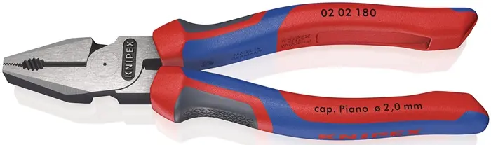 Produktfoto 1 von Kraftkombizange L.180mm pol.Comfort-Griff KNIPEX