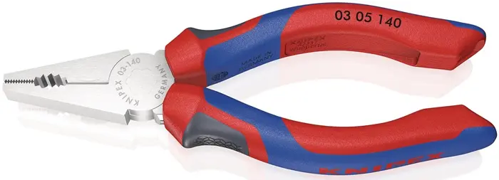 Produktfoto 1 von Kombizange L.140mm verchr.Comfort-Griff KNIPEX