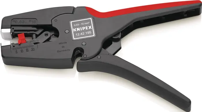 Produktfoto 1 von Automatikabisolierzange MultiStrip® 10 L.195mm 0,03-10 (AWG 32-7) mm² KNIPEX