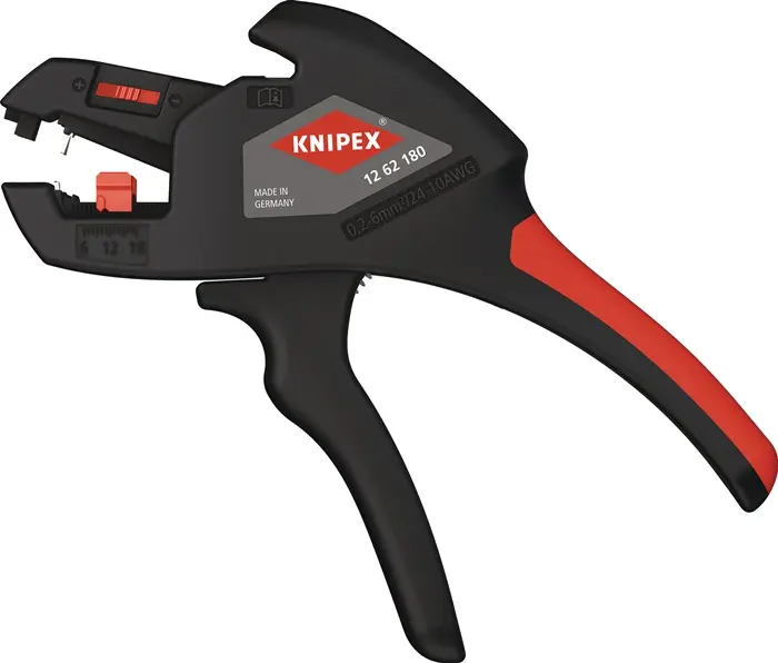 Produktfoto 1 von Automatikabisolierzange L.180mm 0,2-6 (AWG 24-10) mm² KNIPEX