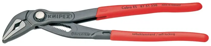 Produktfoto 1 von Wasserpumpenzange Cobra® ES L.250mm Spann-W.42mm pol.Ku.-Überzug KNIPEX