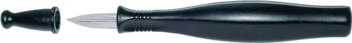 Produktfoto 1 von Feinschaber PROFILIT Klingen-L.25mm Dreikant 8mm Ku.-Griff RENNSTEIG