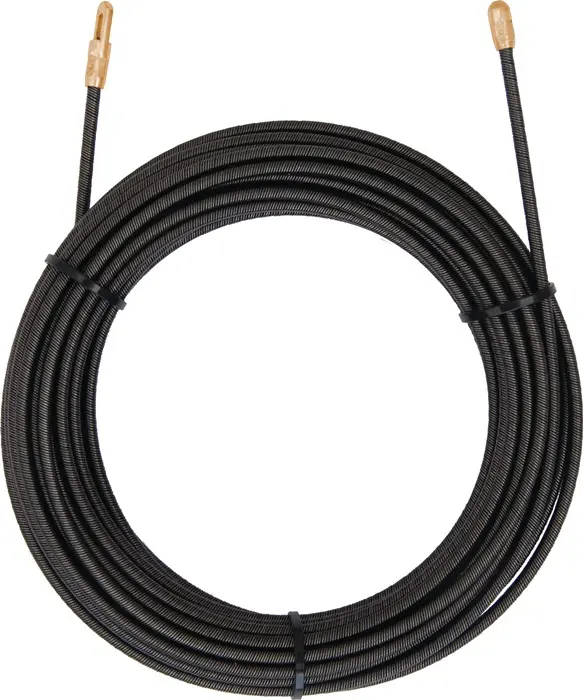 Produktfoto 1 von Einziehspirale Quadroflex Gesamt-L.20m D.4mm m.Öse u.Suchkopf Stahldraht CABERE