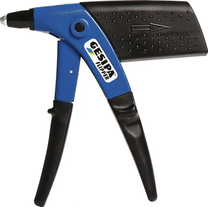 Produktfoto 1 von Handblindnietsetzgerät Flipper® L.221mm Arbeitsber.2,4-5mm m.Öffnungsf.GESIPA