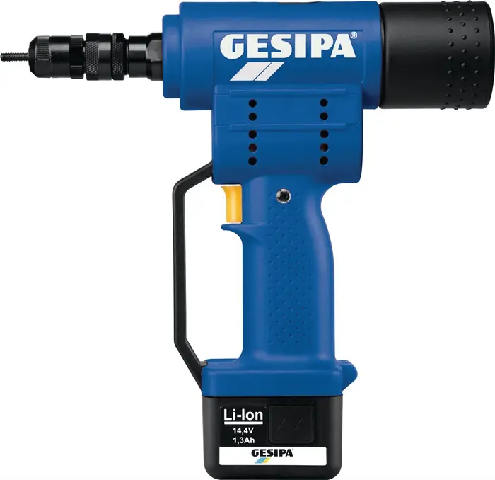 Produktfoto 1 von Akkublindnietmutternsetzgerät FireBird® 10-tlg.13000 N im Koffer GESIPA