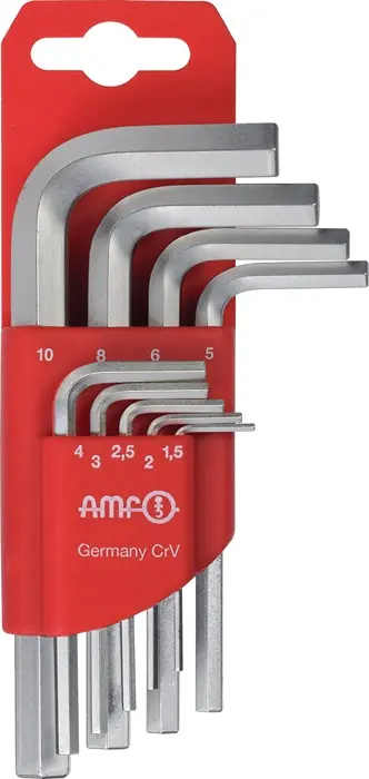 Produktfoto 1 von Winkelschraubendrehersatz 911-HM9C 9-tlg.Ku.-Halter SW 1,5-10mm
