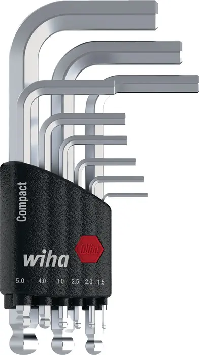 Produktfoto 1 von Winkelschraubendrehersatz 369 KH9 9-tlg.Compact-Halter SW 1,5-10mm