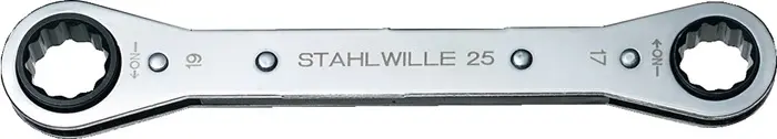 Produktfoto 1 von Ratschenringschlüssel 25 12x13mm 12-KT.L.170mm Anz.Z.22 STAHLWILLE