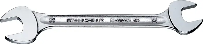 Produktfoto 1 von Doppelmaulschlüssel MOTOR 10 4x5mm L.100mm verchr.STAHLWILLE