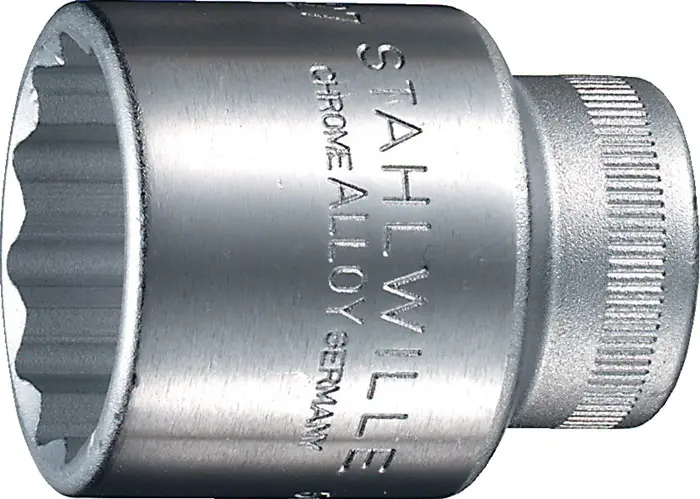 Produktfoto 1 von Steckschlüsseleinsatz 50 1/2 Zoll 12-kant SW 24mm L.42mm STAHLWILLE