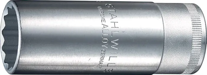 Produktfoto 1 von Steckschlüsseleinsatz 51 1/2 Zoll 12-kant SW 19mm L.83mm STAHLWILLE