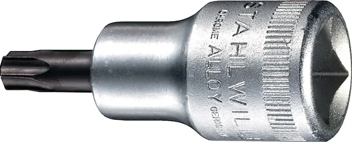 Produktfoto 1 von Steckschlüsseleinsatz 1/2 Zoll TORX® T50 L.140mm STAHLWILLE
