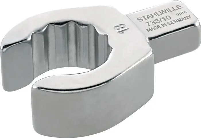 Produktfoto 1 von Einsteckringschlüssel 733/10 17 SW 17mm 9x12mm CR-A-STA STAHLWILLE