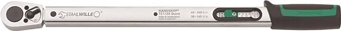 Produktfoto 1 von Drehmomentschlüssel 721/20 Quick 1/2 Zoll 40-200 Nm STAHLWILLE